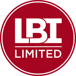 classic car dealership: LBI Limited logo