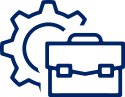 Gear and Briefcase Graphic | National Transport Services