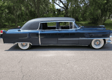 Classic Car In Driveway After Being Transported | National Transport Services